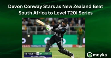 Devon Conway Stars as New Zealand Beat South Africa to Level T20I Series