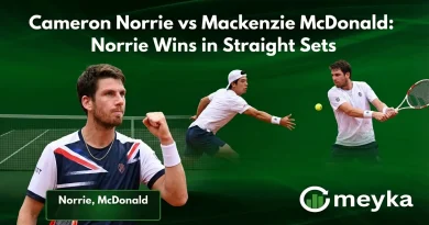 Cameron Norrie vs Mackenzie McDonald: Norrie Wins in Straight Sets 2–0