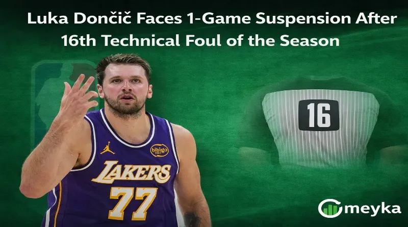 Luka Dončić Faces 1-Game Suspension After 16th Technical Foul of the Season