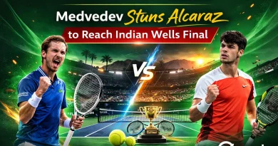 Medvedev vs Alcaraz Medvedev Stuns Alcaraz to Reach Indian Wells Final