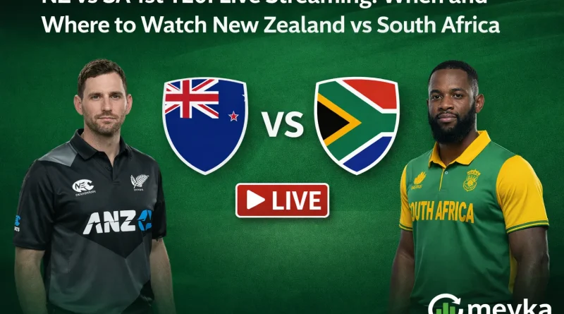 NZ vs SA 1st T20I Live Streaming When and Where to Watch New Zealand vs South Africa
