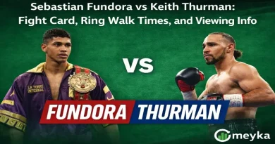 Sebastian Fundora vs Keith Thurman: Fight Card, Ring Walk Times, and Viewing Info
