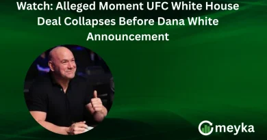Watch: Alleged Moment UFC White House Deal Collapses Before Dana White Announcement