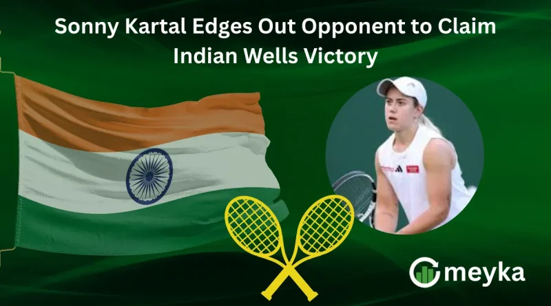 Sonny Kartal Edges Out Opponent to Claim Indian Wells Victory