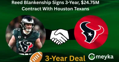 Reed Blankenship Signs 3-Year, $24.75M Contract With Houston Texans