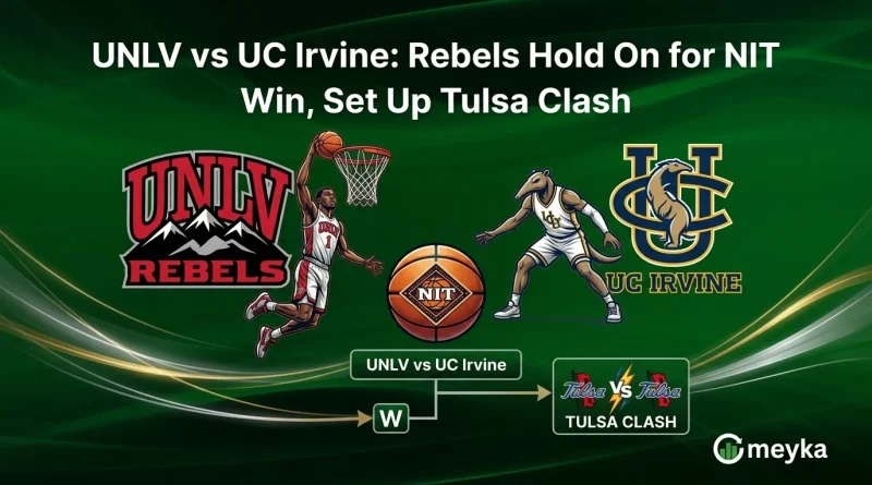 UNLV vs UC Irvine: Rebels Hold On for NIT Win, Set Up Tulsa Clash