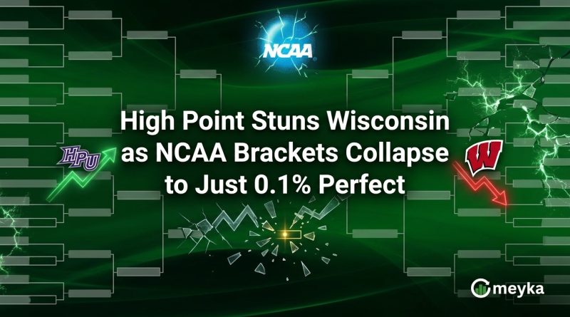 High Point Stuns Wisconsin as NCAA Brackets Collapse to Just 0.1% Perfect