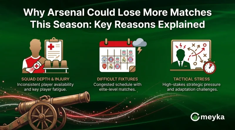 Why Arsenal Could Lose More Matches This Season: Key Reasons Explained