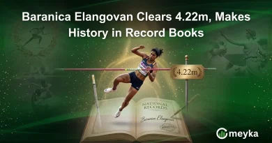 Baranica Elangovan Clears 4.22m, Makes History in Record Books