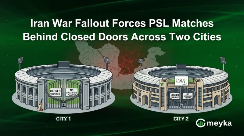 Iran War Fallout Forces PSL Matches Behind Closed Doors Across Two Cities