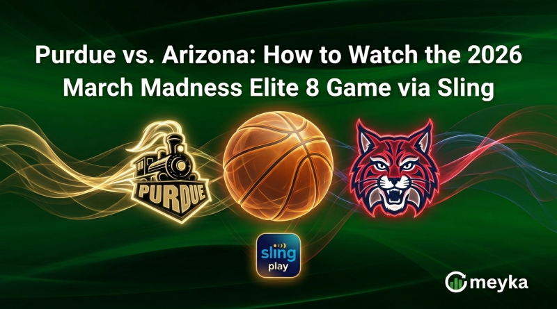 Purdue vs. Arizona: How to Watch the 2026 March Madness Elite 8 Game via Sling