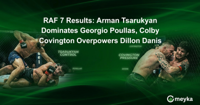 RAF 7 Results: Arman Tsarukyan Dominates Georgio Poullas, Colby Covington Overpowers Dillon Danis