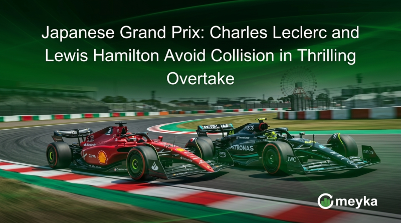 Japanese Grand Prix: Charles Leclerc and Lewis Hamilton Avoid Collision in Thrilling Overtake