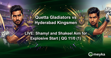 Quetta Gladiators vs Hyderabad Kingsmen LIVE: Shamyl and Shakeel Aim for Explosive Start | QG 11/0 (1)