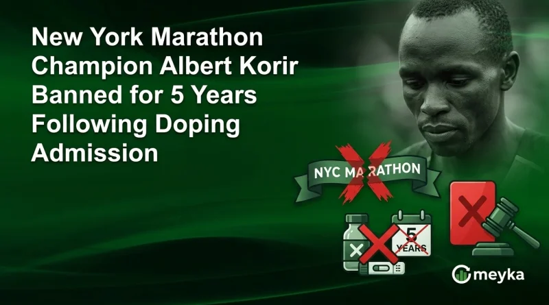 New York Marathon Champion Albert Korir Banned for 5 Years Following Doping Admission