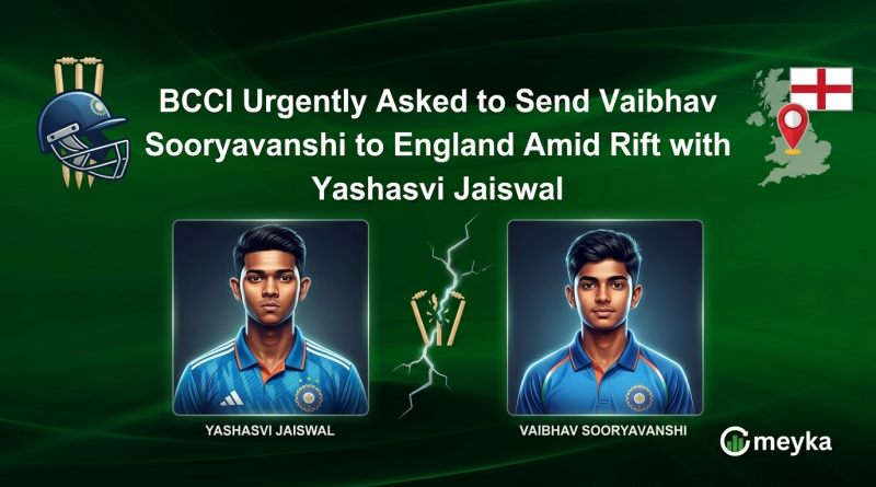 BCCI Urgently Asked to Send Vaibhav Sooryavanshi to England Amid Rift with Yashasvi Jaiswal