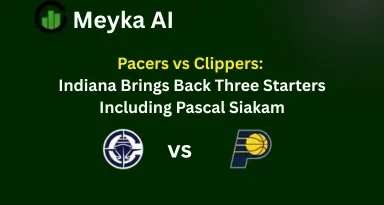 Pacers vs Clippers: Indiana Brings Back Three Starters Including Pascal Siakam
