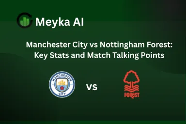 Manchester City vs Nottingham Forest: Key Stats and Match Talking Points