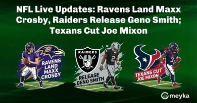 NFL Live Updates: Ravens Land Maxx Crosby, Raiders Release Geno Smith; Texans Cut Joe Mixon