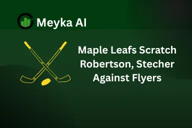 Maple Leafs Scratch Robertson, Stecher Against Flyers