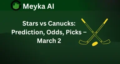 Stars vs Canucks: Prediction, Odds, Picks – March 2