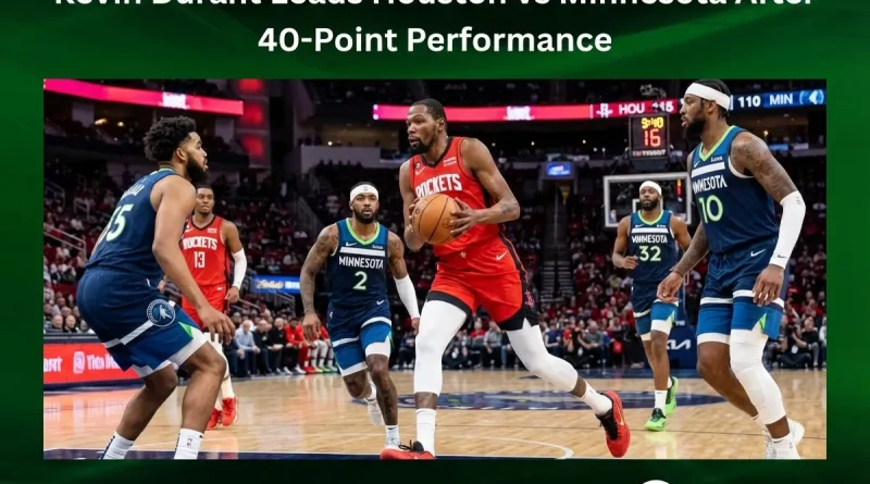 Kevin Durant Leads Houston vs Minnesota After 40-Point Performance