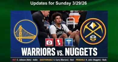 Cameron Johnson Injury: Warriors vs. Nuggets Updates for Sunday 3/29/26