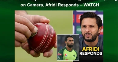 PSL Controversy: Fakhar Zaman Caught Ball-Tampering on Camera, Afridi Responds – WATCH