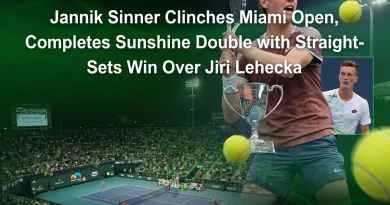 Jannik Sinner Clinches Miami Open, Completes Sunshine Double with Straight-Sets Win Over Jiri Lehecka