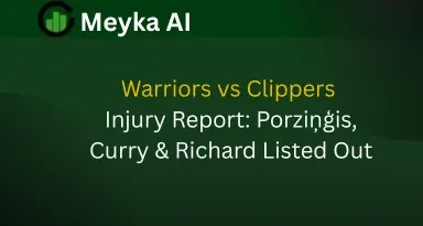 Warriors vs Clippers Injury Report: Porziņģis, Curry & Richard Listed Out