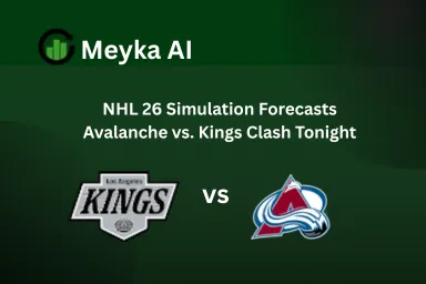 NHL 26 Simulation Forecasts Avalanche vs. Kings Clash Tonight