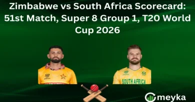 Zimbabwe vs South Africa Scorecard: 51st Match, Super 8 Group 1, T20 World Cup 2026