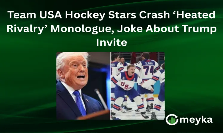 Team USA Hockey Stars Crash ‘Heated Rivalry’ Monologue, Joke About Trump Invite