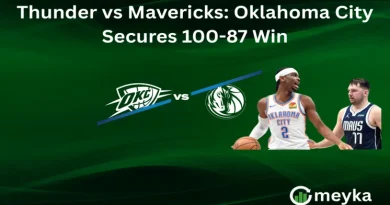 Thunder vs Mavericks: Oklahoma City Secures 100-87 Win