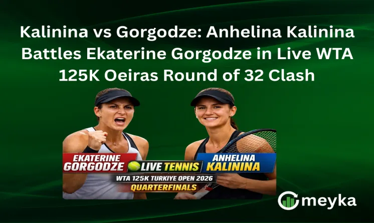 Kalininа vs Gorgodze: Anhelina Kalinina Battles Ekaterine Gorgodze in Live WTA 125K Oeiras Round of 32 Clash