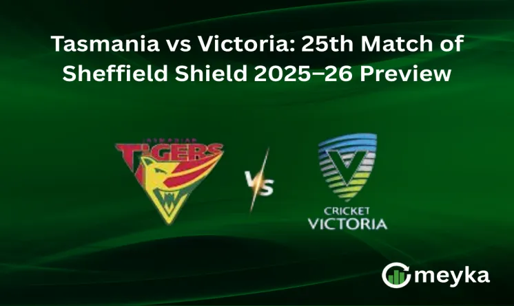 Tasmania vs Victoria: 25th Match of Sheffield Shield 2025–26 Preview