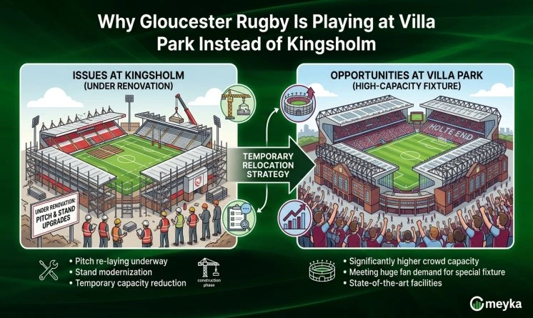 Why Gloucester Rugby Is Playing at Villa Park Instead of Kingsholm