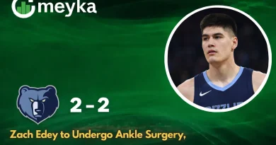 Zach Edey to Undergo Ankle Surgery, Grizzlies Center Out Indefinitely