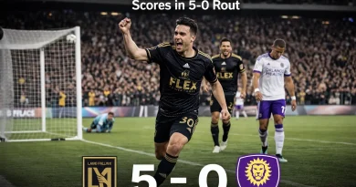 LAFC vs Orlando City: Sergi Palencia Scores in 5-0 Rout