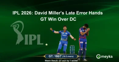 IPL 2026: David Miller’s Late Error Hands GT Win Over DC