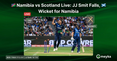 Namibia vs Scotland Live: JJ Smit Falls, Wicket for Namibia