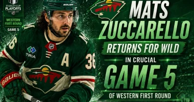 Mats Zuccarello Returns for Wild in Crucial Game 5 of Western First Round