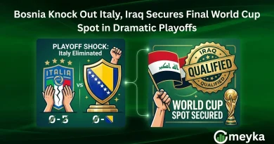 Bosnia Knock Out Italy, Iraq Secures Final World Cup Spot in Dramatic Playoffs