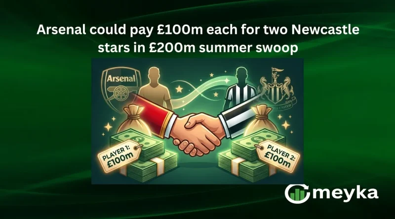 Arsenal could pay £100m each for two Newcastle stars in £200m summer swoop