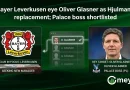 Bayer Leverkusen eye Oliver Glasner as Hjulmand replacement; Palace boss shortlisted