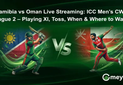 Namibia vs Oman Live Streaming: ICC Men’s CWC League 2 – Playing XI, Toss, When & Where to Watch