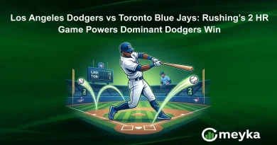 Los Angeles Dodgers vs Toronto Blue Jays: Rushing’s 2 HR Game Powers Dominant Dodgers Win