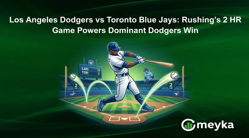 Los Angeles Dodgers vs Toronto Blue Jays: Rushing’s 2 HR Game Powers Dominant Dodgers Win
