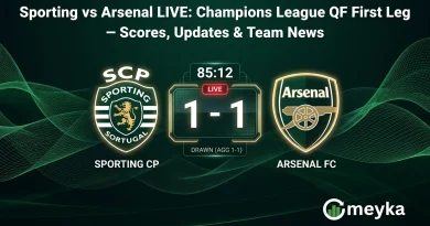 Sporting vs Arsenal LIVE: Champions League QF First Leg – Scores, Updates & Team News
