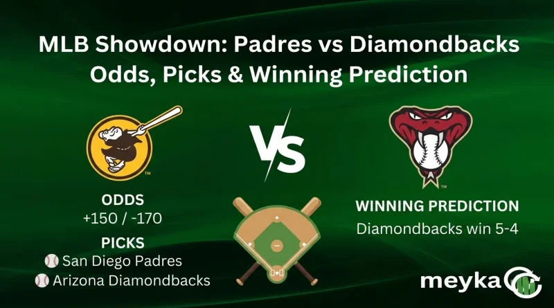 MLB Showdown: Padres vs Diamondbacks Odds, Picks & Winning Prediction